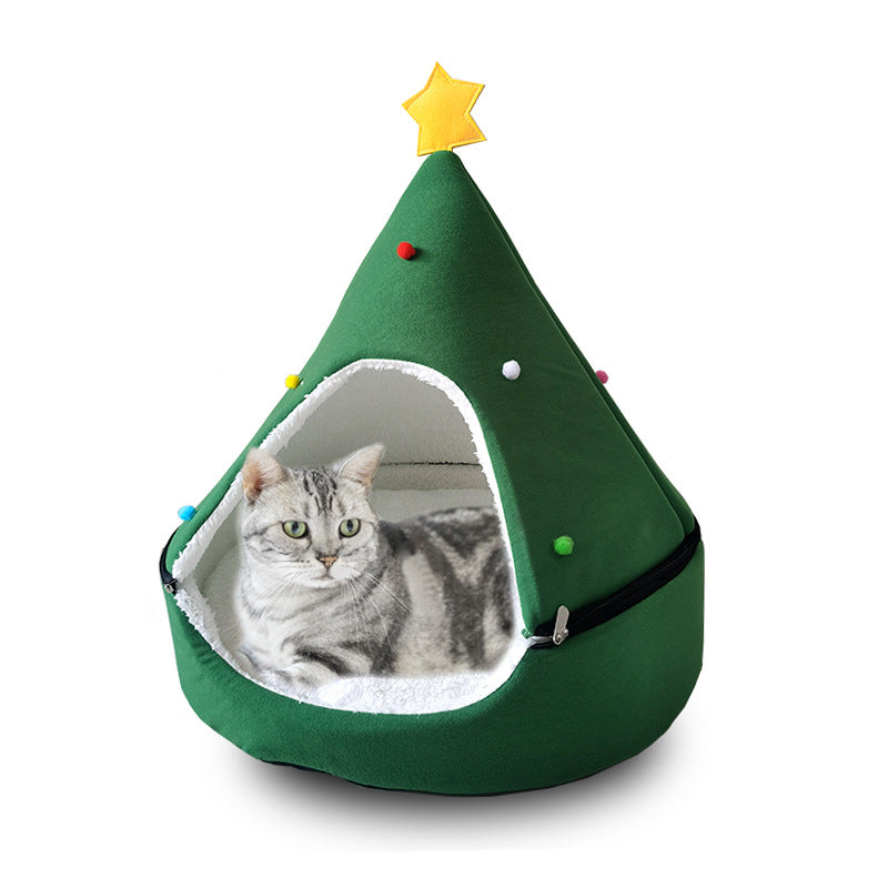 KFX-4604093 Cozy and Insulated Cat Nest for Winter - Fluff, PP Cotton, and Sponge Materials in Various Sizes
