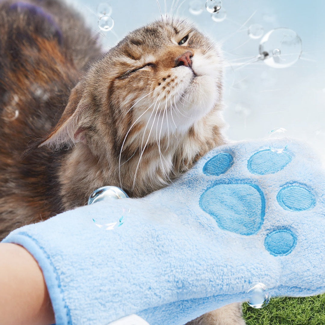 KFX-4609469 Antibacterial Pet Bath Cleaning Kit with Sodium Hyaluronic Acid and Towels