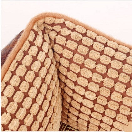 KFX-4609853 Cozy Suede Pet Nest with Free Bone, Blanket, and Summer Mat