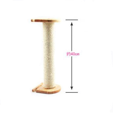 KFX-4618813 Cat Scratch Column Cat Climbing Frame 53cm Sisal and Wood Design для Cats