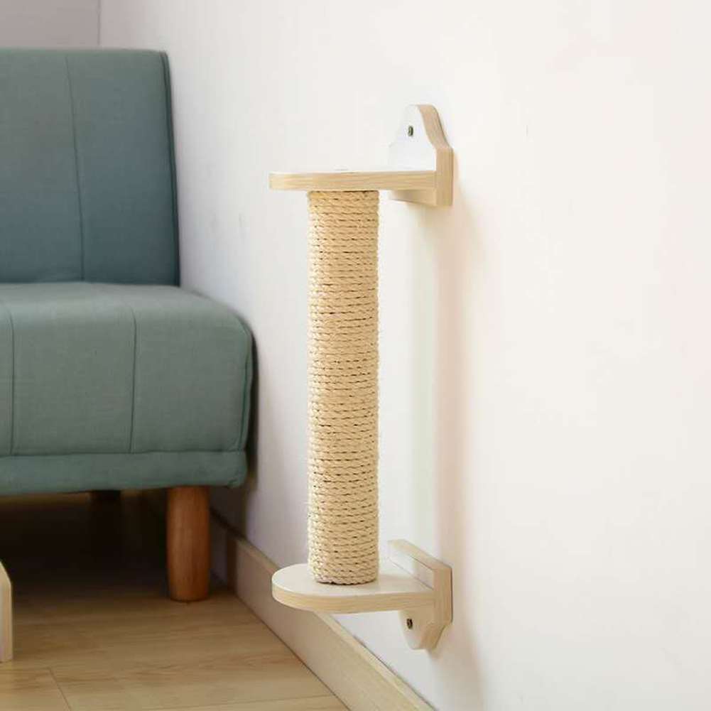 KFX-4618813 Cat Scratch Column Cat Climbing Frame 53cm Sisal and Wood Design для Cats