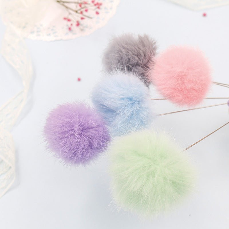 KFX-4620349 Cat Teaser Wand with Rabbit Hair Ball, Candy Beads, and Bell - 40cm Long