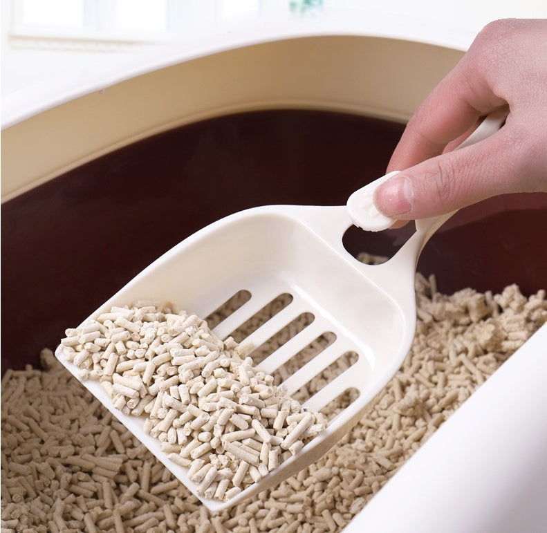 KFX-4621501 Durable Cat Litter Shovel with Comfortable Handle – Eco-Friendly PP Material, Ideal for Litter and Food
