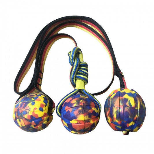 KFX-4623933 Camouflage Molar Balls for Pets - 7cm and 9cm Tetherball and Solid Options