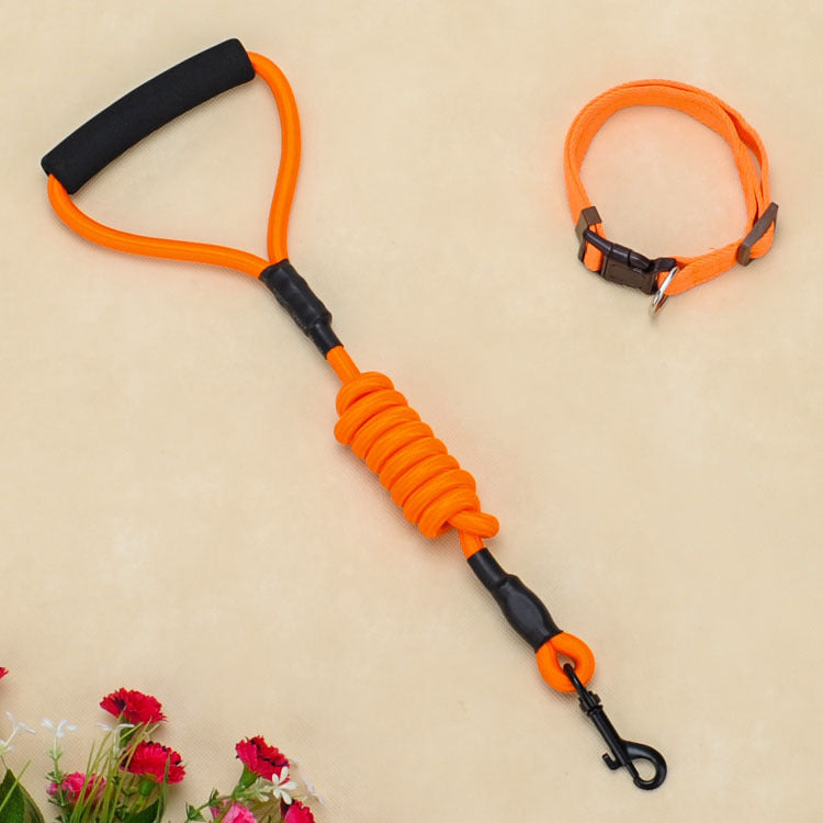 KFX-4625085 Foam Handle Chest Strap and Traction Rope Set for Dogs - Multi-Color Options Available
