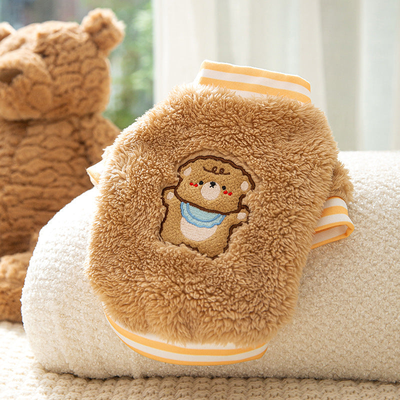 KFX-4625469 Cozy Two-Foot Arctic Fleece Clothing for Kittens and Puppies
