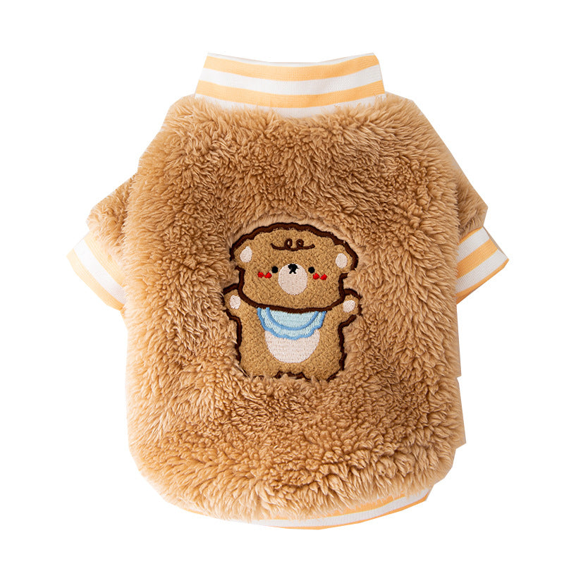 KFX-4625469 Cozy Two-Foot Arctic Fleece Clothing for Kittens and Puppies
