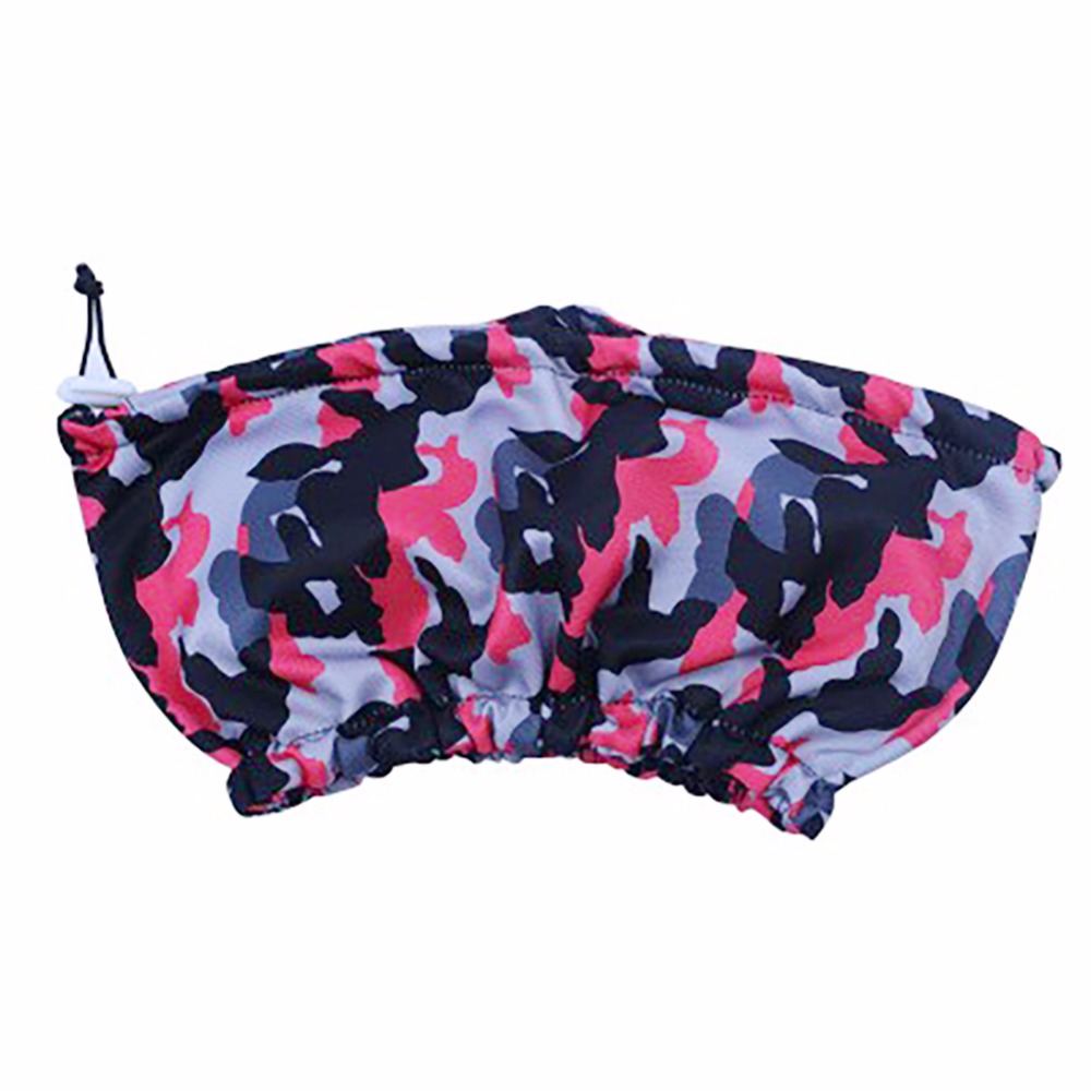 KFX-4628669 Pet Cooling Scarf with Ice Pack - Camouflage Design for Dogs and Cats, Adjustable Neck Size 35-70CM