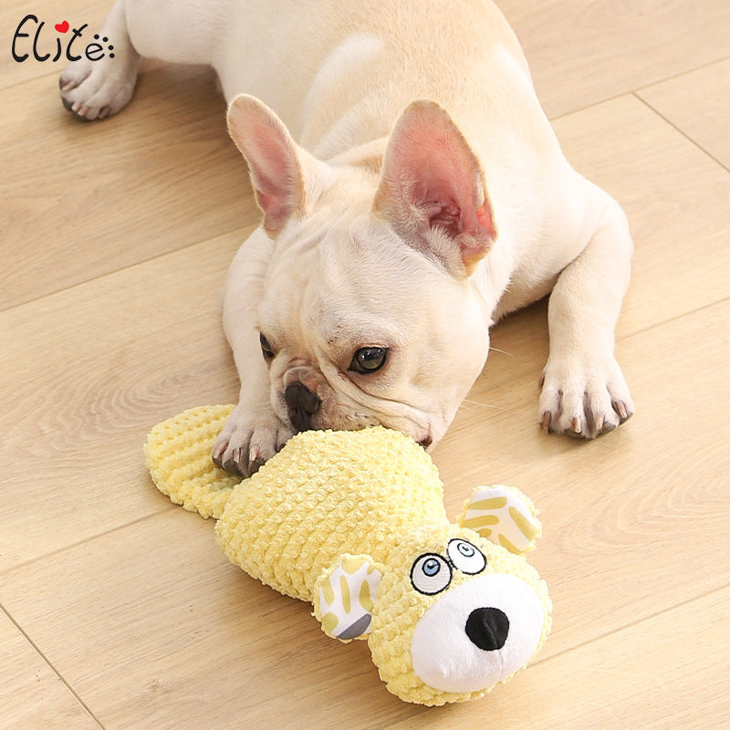 KFX-4630717 Durable Plush Dog Toy with Molar Features for Interactive Pet Play and Training