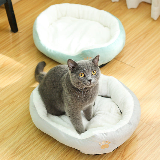 KFX-4631101 Removable and Washable Round Pet Kennel Dog Bed in Multiple Colors and Sizes