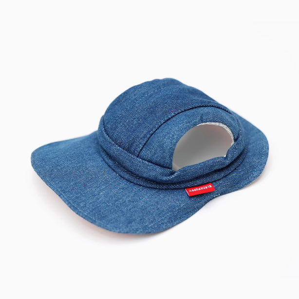 KFX-4631613 Pet Denim Cowboy Hat for Sun Protection - Available in Sizes S, M, L
