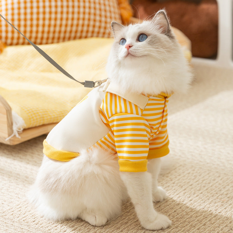 KFX-4637373 Cozy Cartoon Dog Pattern Sweater for Autumn – Yellow & White, Sizes XS-XXL