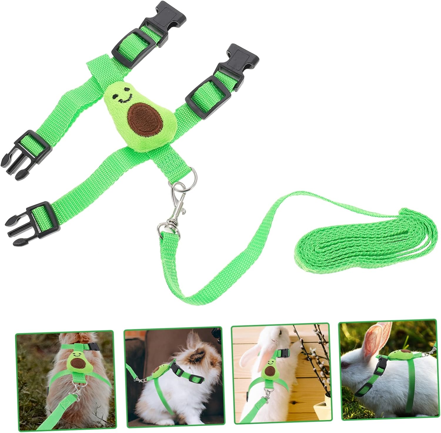 KFX-4638269 Small Pet Harness and Leash Set for Cats and Dogs - Secure and Comfortable Walking Solution