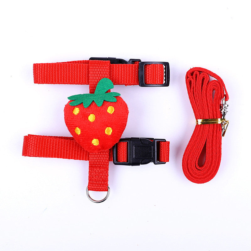 KFX-4638269 Small Pet Harness and Leash Set for Cats and Dogs - Secure and Comfortable Walking Solution