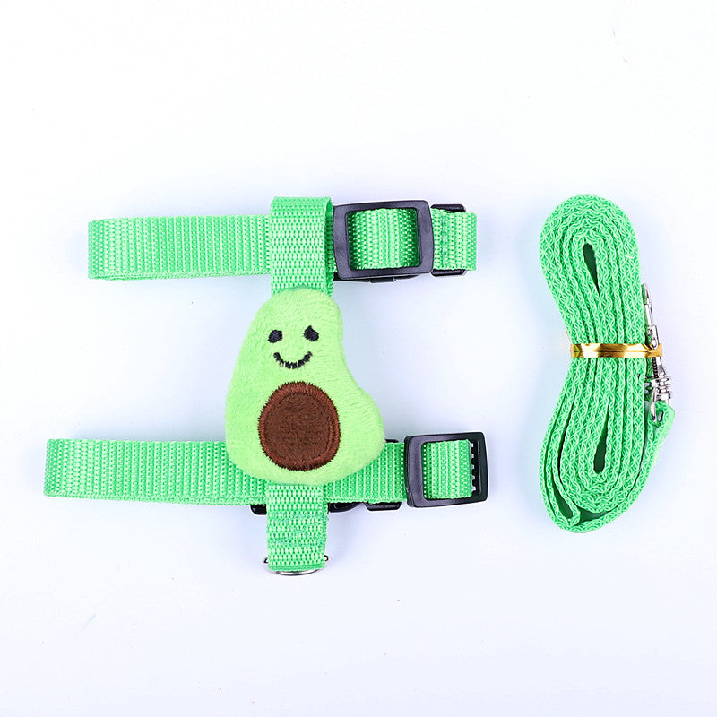 KFX-4638269 Small Pet Harness and Leash Set for Cats and Dogs - Secure and Comfortable Walking Solution