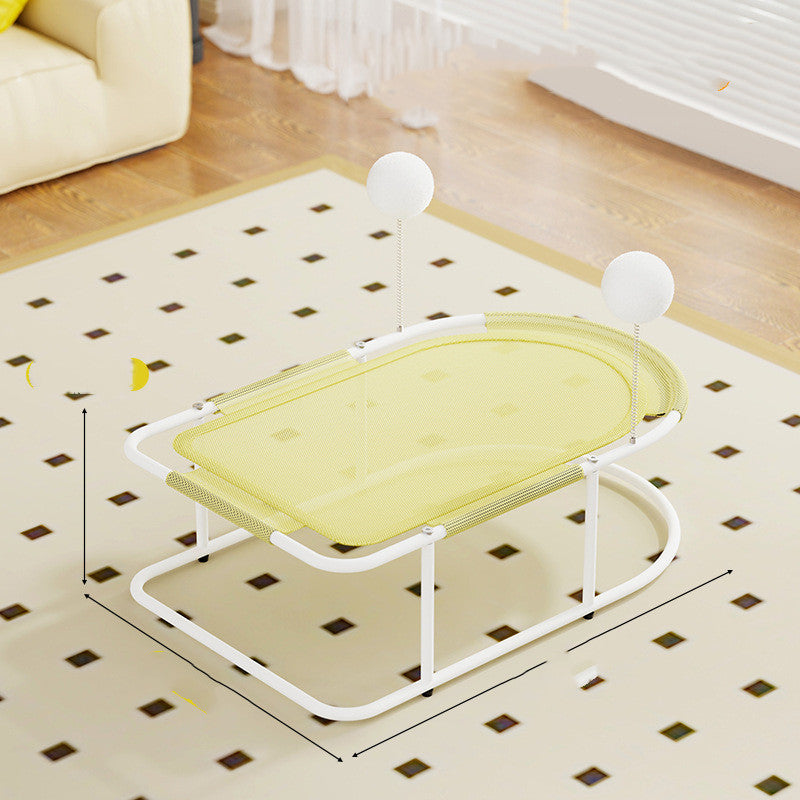 KFX-4641213 Breathable Large Cat and Puppy Kennel in Gray, Yellow, or Linen