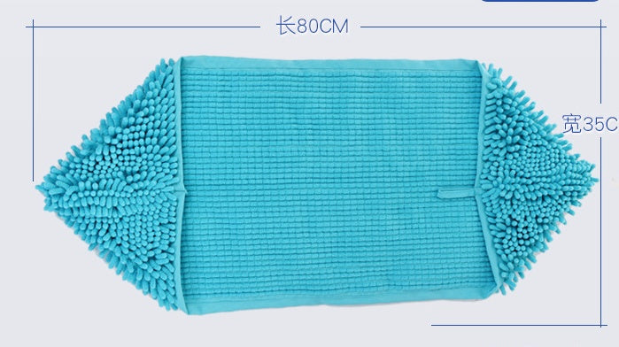 KFX-4642237 Ultra Absorbent Chenille Pet Towel for Dogs and Cats - Available in Blue, Pink, and Purple