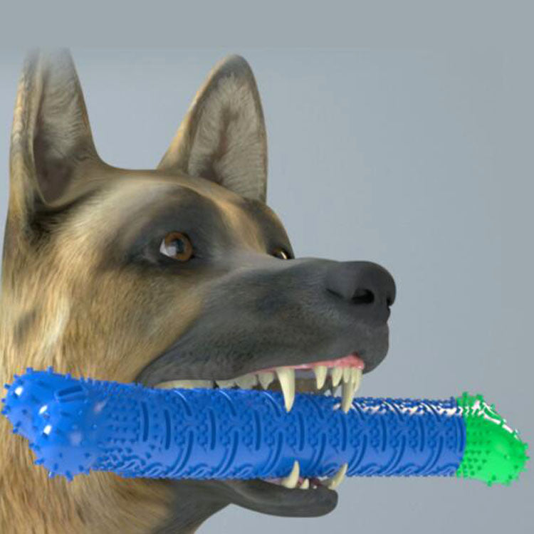 KFX-4644029 Blue Green Pet Molar Tooth Cleaner Brush Stick for Dog Dental Care and Oral Health