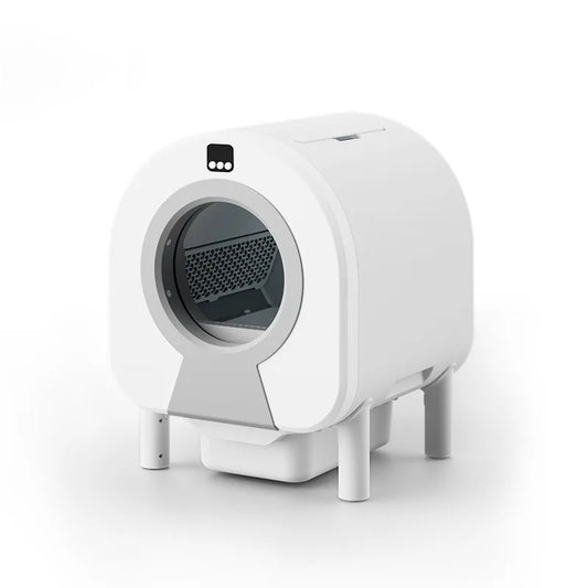 KFX-464595 Automatic Self-Cleaning Cat Litter Box with Wi-Fi Remote Control and Eco-Friendly Design
