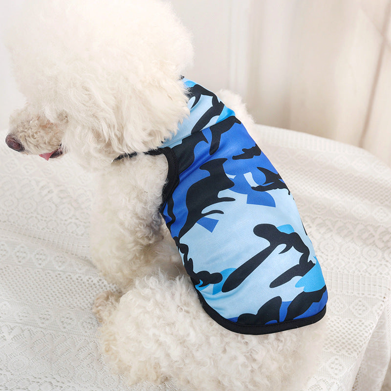 KFX-4648125 Camouflage Vest for Dogs - Stylish and Durable Pet Apparel in Various Sizes