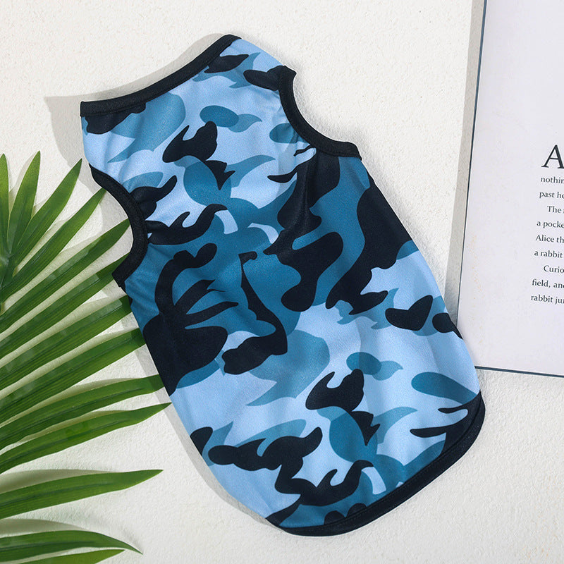 KFX-4648125 Camouflage Vest for Dogs - Stylish and Durable Pet Apparel in Various Sizes