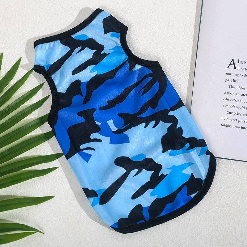 KFX-4648125 Camouflage Vest for Dogs - Stylish and Durable Pet Apparel in Various Sizes
