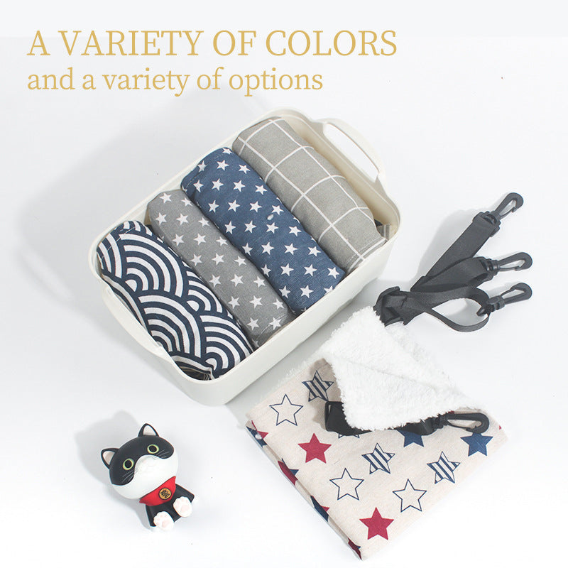 KFX-4649917 Cotton Flannel Hanging Bed for Cats, Small Animals, and Rodents - Multiple Sizes Available