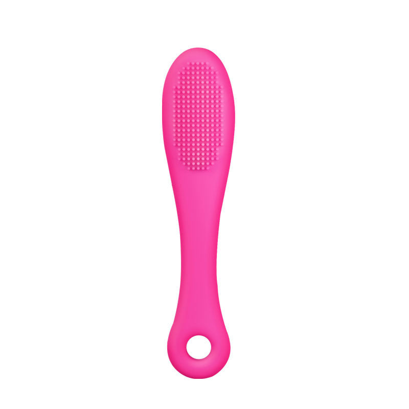 KFX-4650173 Pet Silicone Finger Toothbrush for Effective Tooth Stain Removal