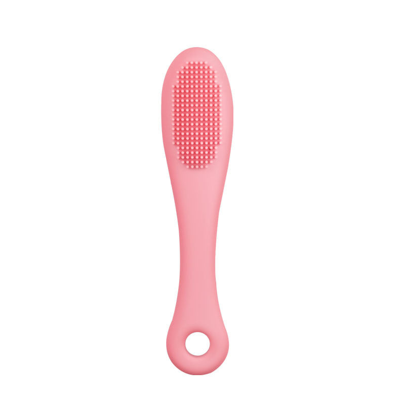 KFX-4650173 Pet Silicone Finger Toothbrush for Effective Tooth Stain Removal