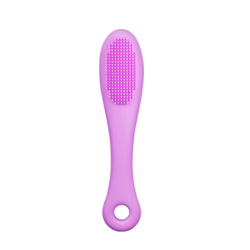 KFX-4650173 Pet Silicone Finger Toothbrush for Effective Tooth Stain Removal