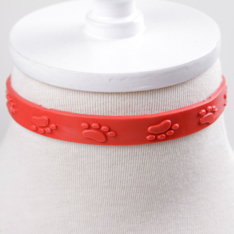 KFX-4650301 Monochrome Leather Dog Collar - 33cm Traction Leash for All Seasons