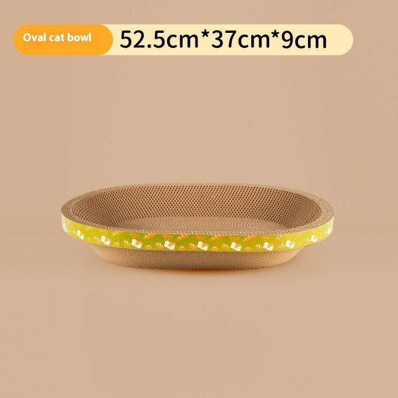 KFX-4652349 Corrugated Paper Cat Scratch Board & Nest - Multiple Sizes Available