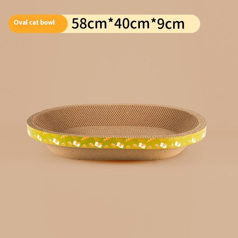 KFX-4652349 Corrugated Paper Cat Scratch Board & Nest - Multiple Sizes Available