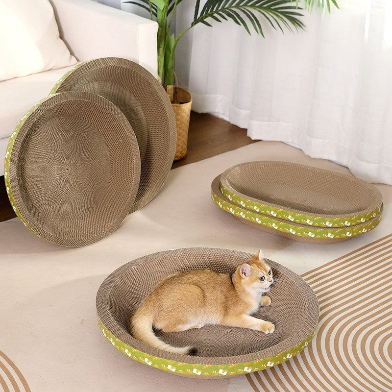 KFX-4652349 Corrugated Paper Cat Scratch Board & Nest - Multiple Sizes Available