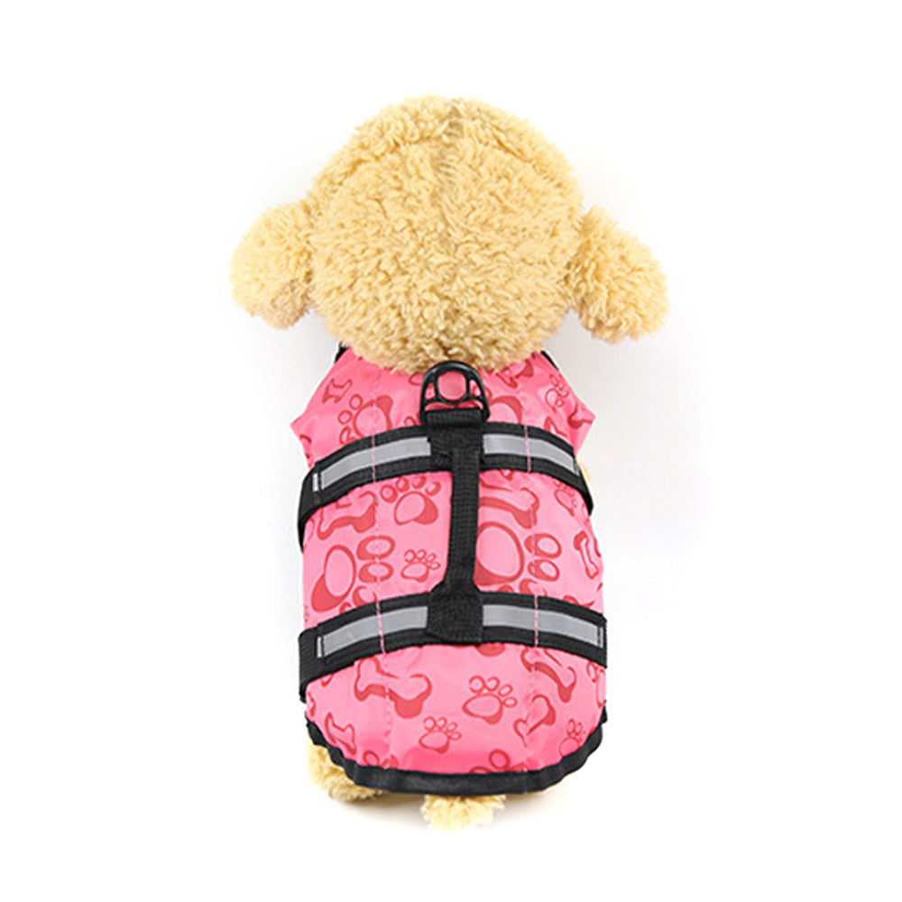 KFX-4652477 Durable Pet Life Jacket for Large and Small Dogs - Orange, Fluorescent Green, Bone Powder, Bone Blue, Various Sizes Available