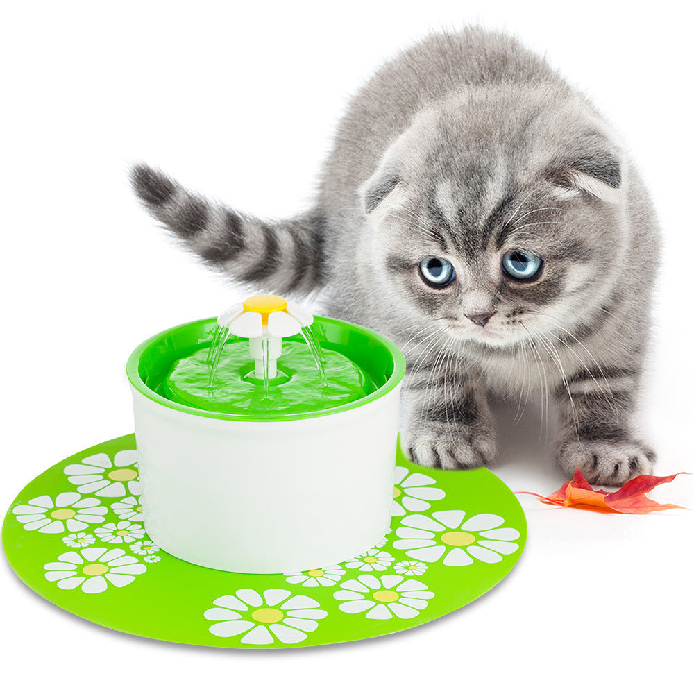 KFX-4654141 Blue Electric Water Feeder for Cats with Clean Water Filtration System