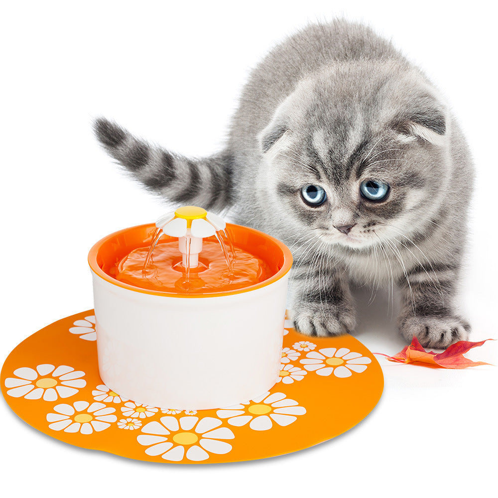 KFX-4654141 Blue Electric Water Feeder for Cats with Clean Water Filtration System