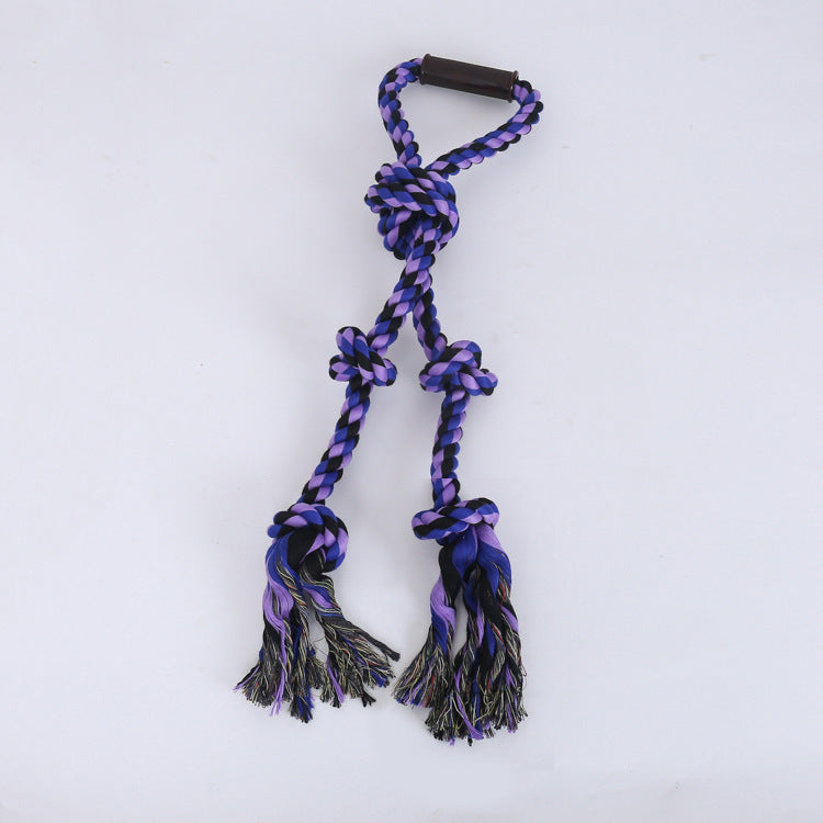 KFX-4655549 Durable Dog Rope Toy for Tug of War, Ideal for Aggressive Chewers and Dental Care, Perfect for Large and Medium Breeds