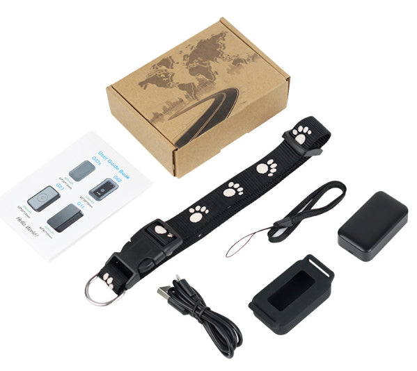 KFX-4656061 Smart GPS Wireless Pet Tracker with Real-Time Location Tracking and Safety Features
