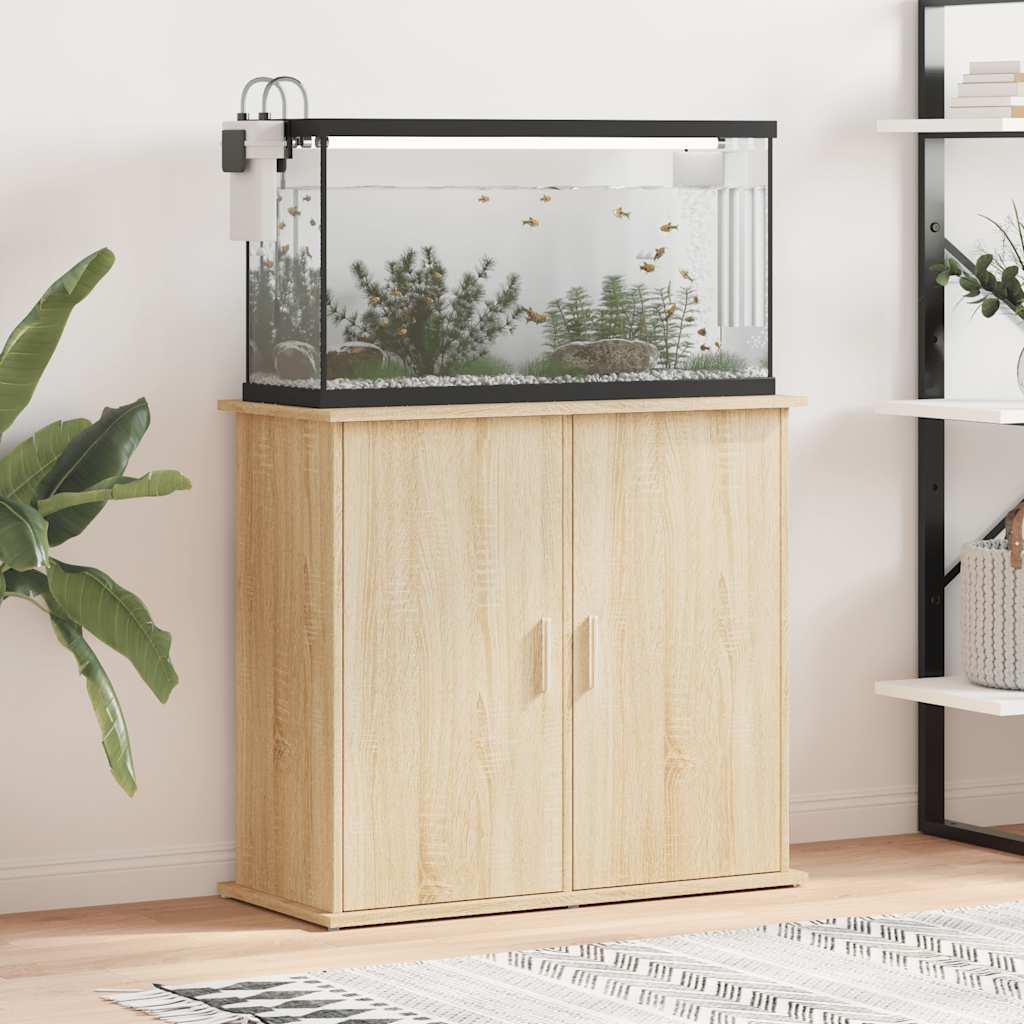 KFX-4657341 Aquarium Stand with Storage - Engineered Wood, Multiple Colors, Adjustable Dimensions