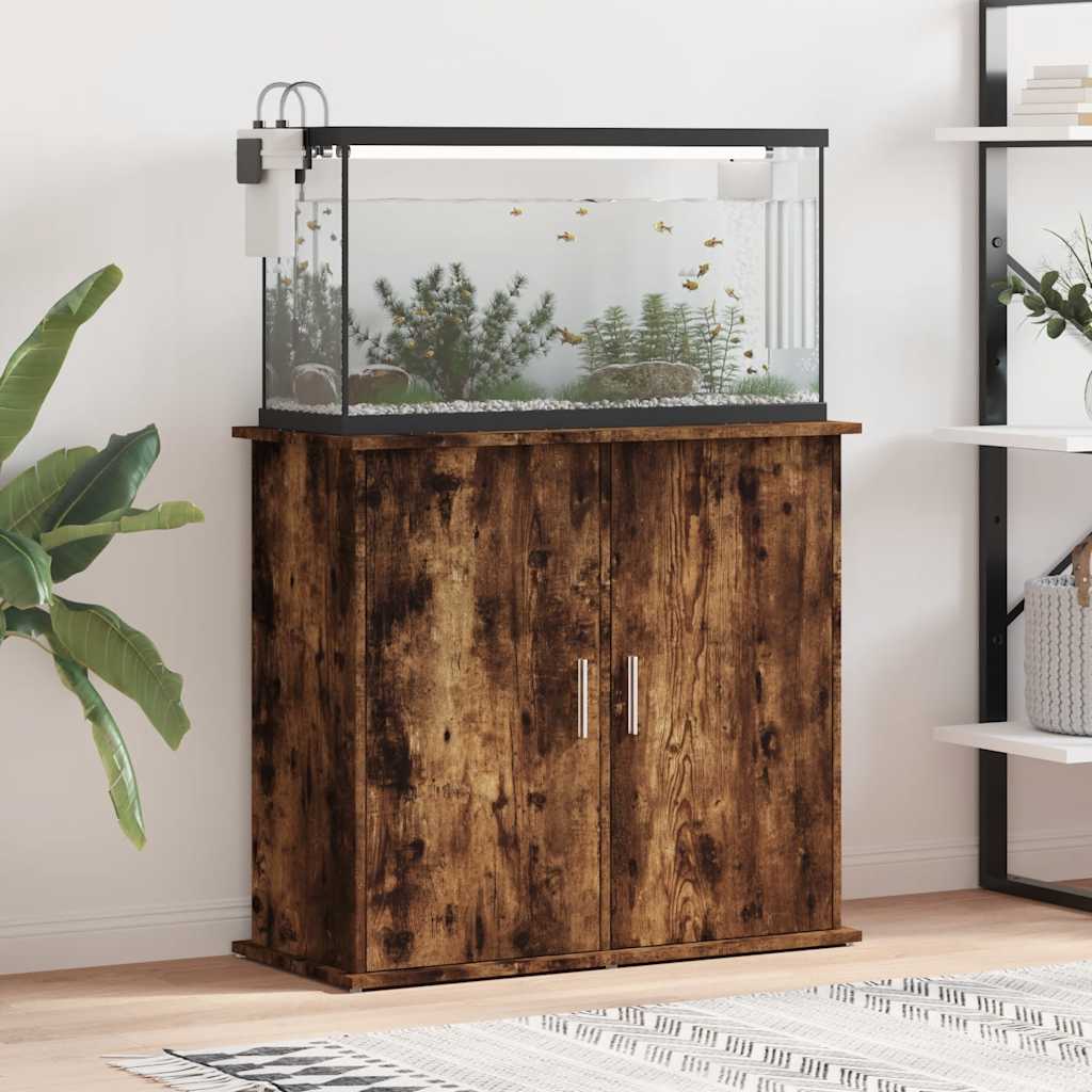 KFX-4657341 Aquarium Stand with Storage - Engineered Wood, Multiple Colors, Adjustable Dimensions