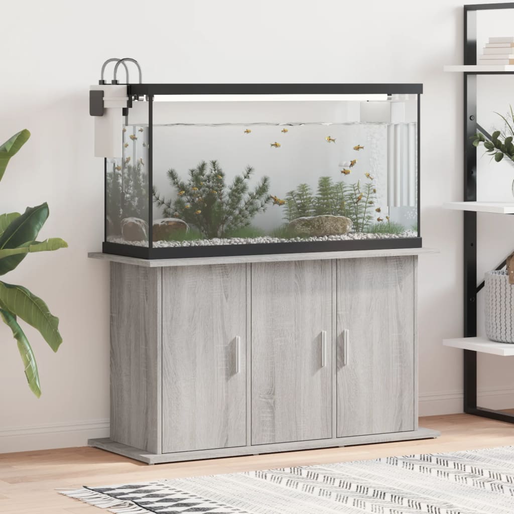 KFX-4657341 Aquarium Stand with Storage - Engineered Wood, Multiple Colors, Adjustable Dimensions