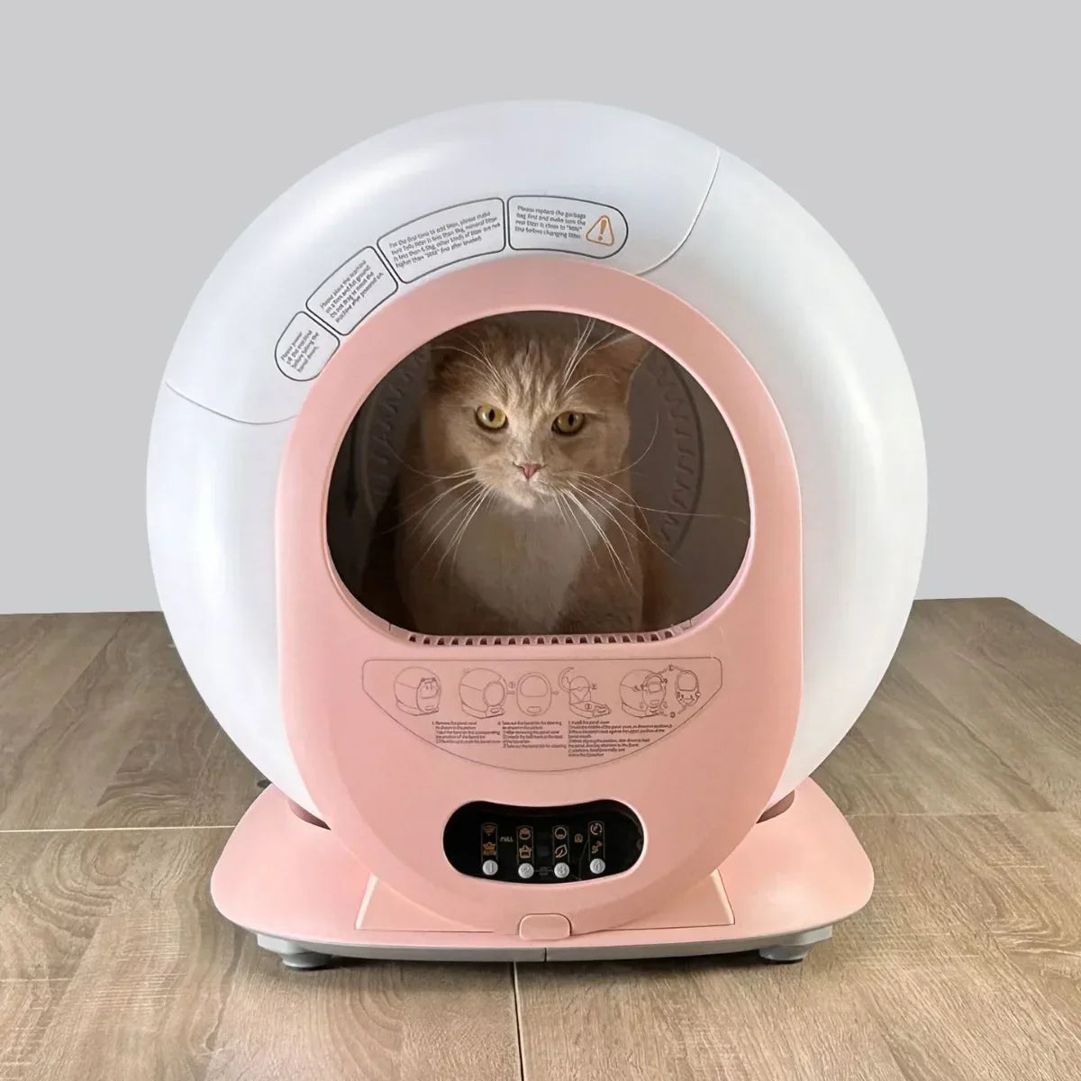 KFX-465747 Extra Large Smart Self-Cleaning Cat Litter Box with App Control and Odor Removal