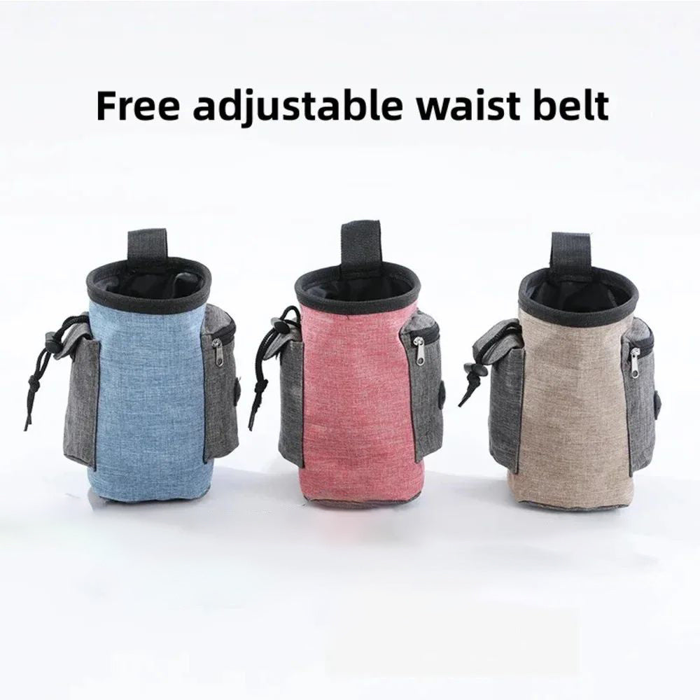 KFX-4660285 Portable Waterproof Pet Training Waist Bag with Multiple Pockets for Dog Toys and Snacks