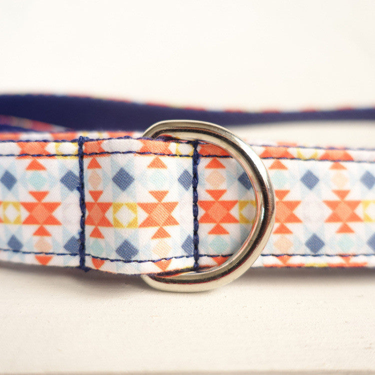 KFX-4663613 Durable Polyester Dog Collar and Leash Set for Your Pet's Comfort and Safety