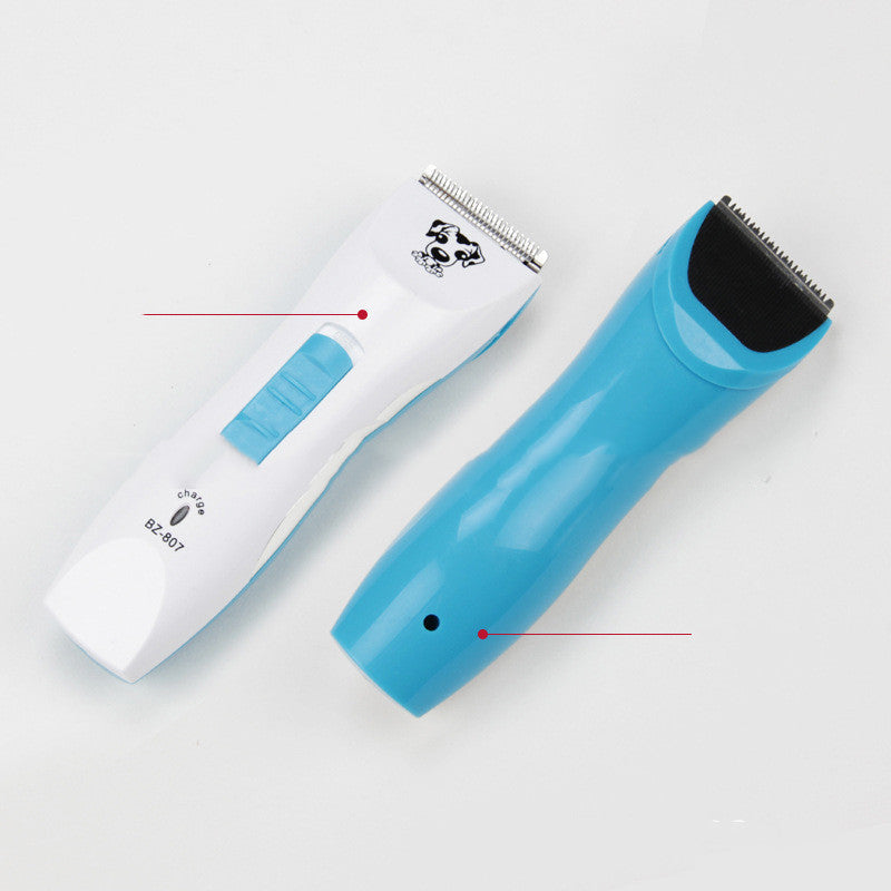 KFX-4665405 Rechargeable Wireless Pet Hair Clipper for Small Cats and Dogs - Stainless Steel Blades, 60 Min Use