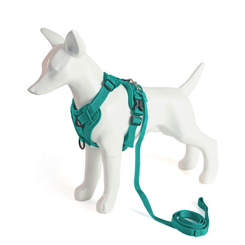 KFX-4668861 Breathable Mesh Pet Vest with Anti-Lost Collar for Dogs and Cats - Various Colors Available