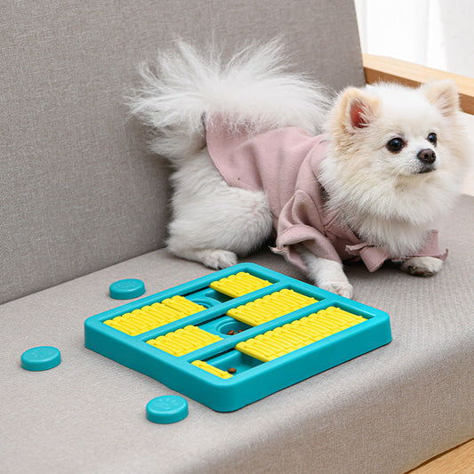 KFX-4670397 Rotating Interactive Educational Dog Toy for Slow Feeding and Playtime