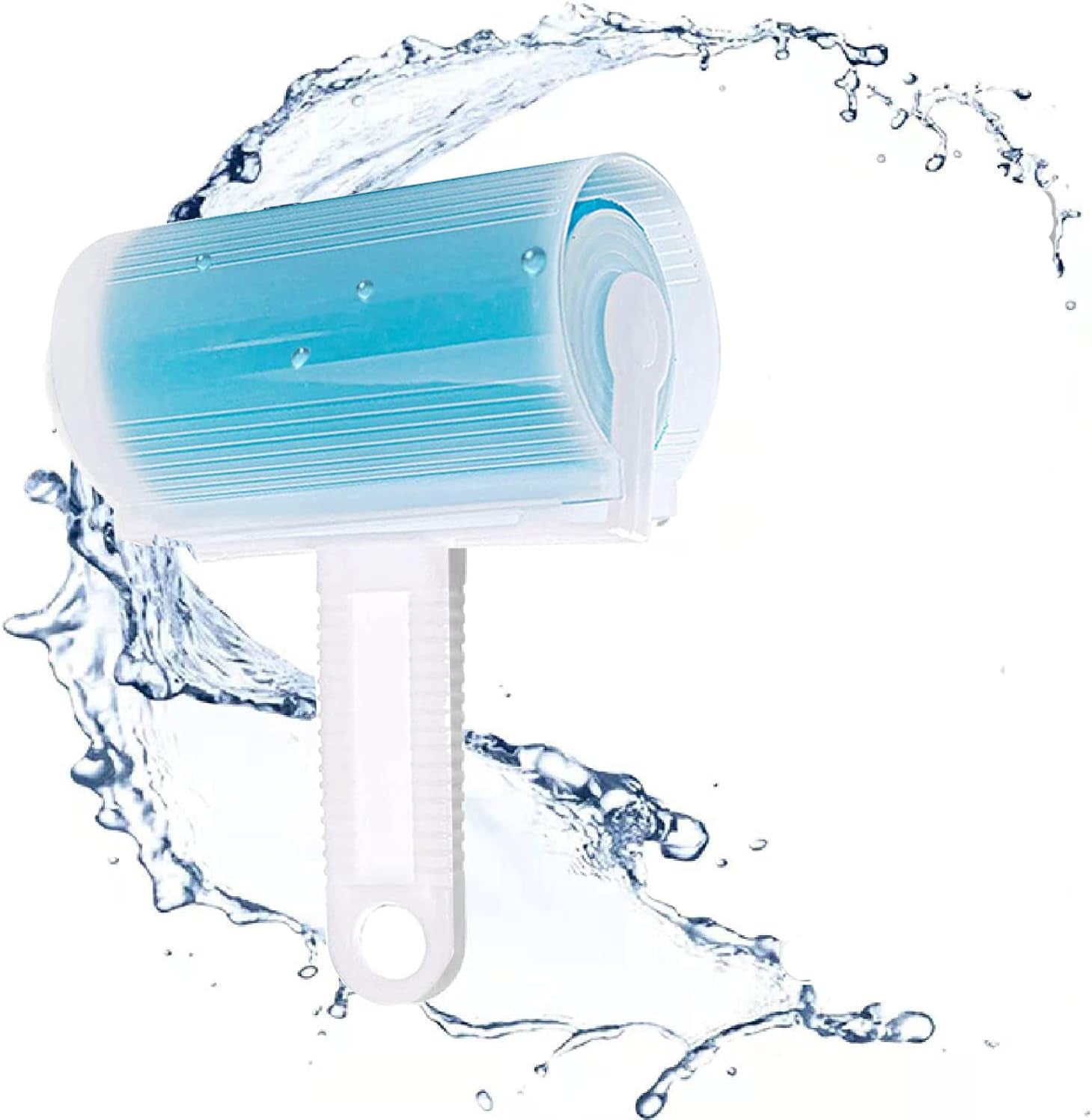 KFX-4672829 Washable Lint Roller Reusable Sticky Pet Hair Remover Cleaner with Cover for Clothes and Furniture