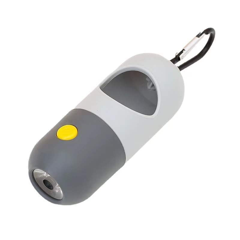 KFX-4673213 Pet Waste Bag Dispenser with Illuminated Design for Easy Cleanup - Portable and Leak-Proof
